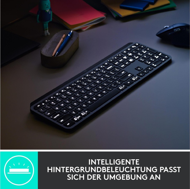 Image du produit Logitech MX Keys Business (CH, Sans fil)