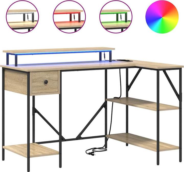 Produktbild vidaXL Moderner Schreibtisch (79 x 79 x 86.50 cm)