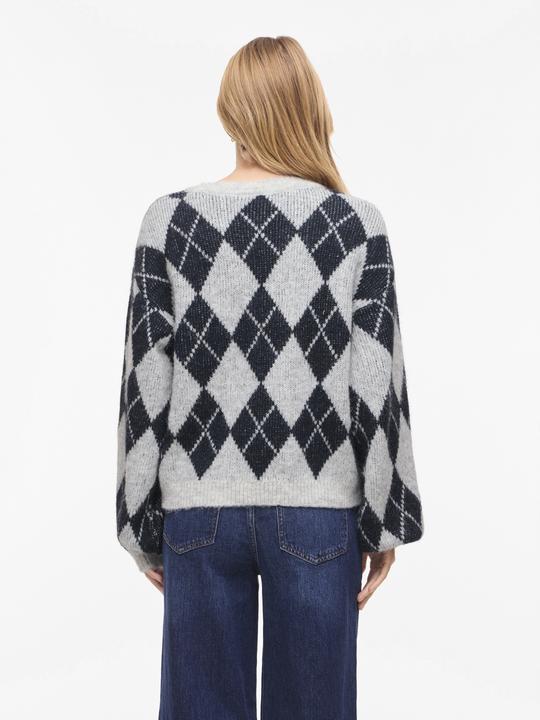 Actual product image Vila VIKARLEY Karierter Strickpullover (L)