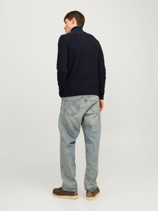 Produktbild Jack & Jones Einfarbig Viertel-Reissverschluss Viertel-Reissverschluss (L)