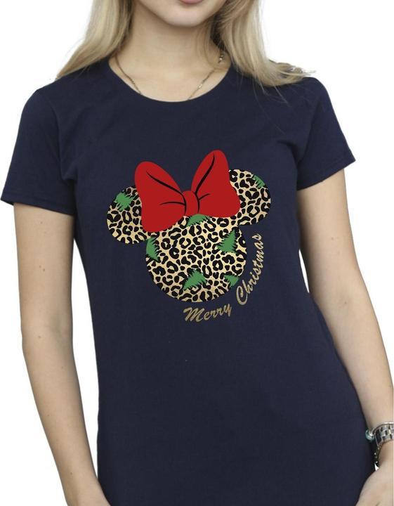 Produktbild Disney Minnie Mouse Leopard Christmas TShirt (S)