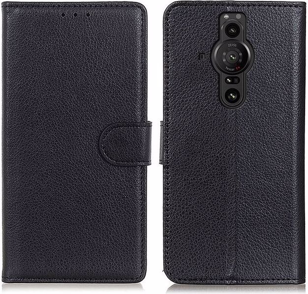 Produktbild MU Classic Litchi Leder Bookcover Series (Sony Xperia Pro-I)