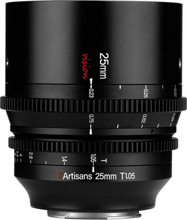Image du produit 7artisans Focale fixe 25 mm T1.05 (Canon RF, APS-C / DX)