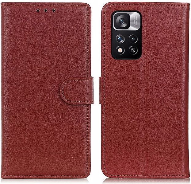 Image du produit MU Classic Série de couvertures de livres en cuir litchi (Xiaomi Redmi Note 11 Pro+ 5G)