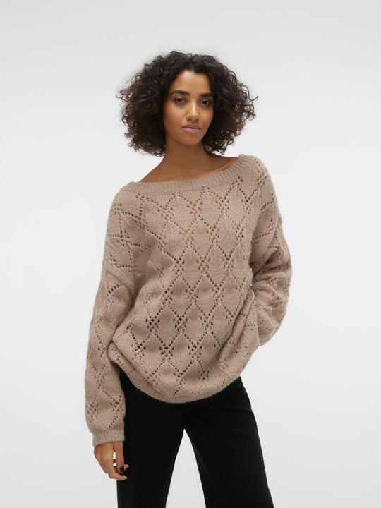 Produktbild Vero Moda VMSTAR LS BOATNECK LONG PULLOVER GA EXC Strickpullover (XS)