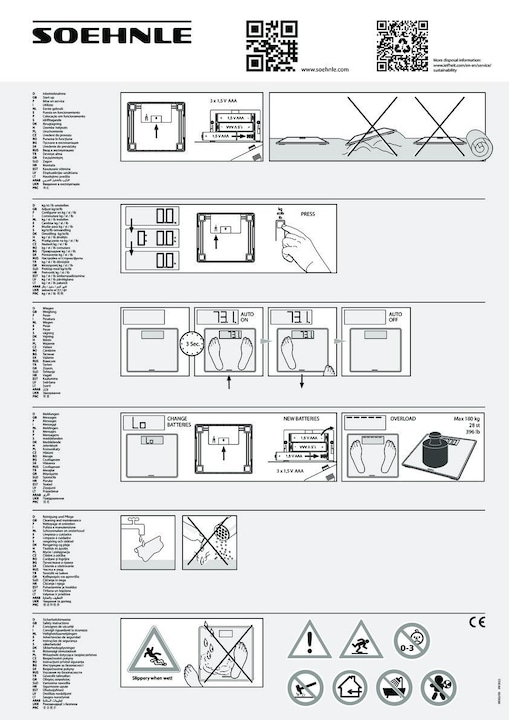 Productafbeelding Soehnle Style Sense Safe 300 (180 kg)
