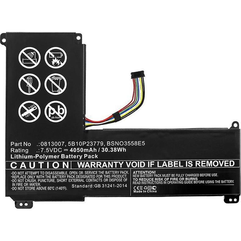 CoreParts Laptop Battery for Lenovo (4050 mAh), Notebook Akku, Schwarz