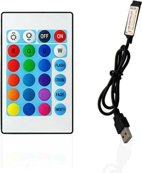 Actual product image Xtrike Me RGB LED strip with Bluetooth controller 5m HT-5050 B5 (500 cm)