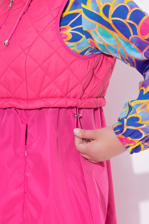 Produktbild Miamoda Long-Steppweste, Stepp und Web, 2-Wege-Zipper (44)