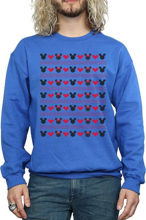 Produktbild Disney Mickey And Minnie Christmas Hearts Sweatshirt (M)