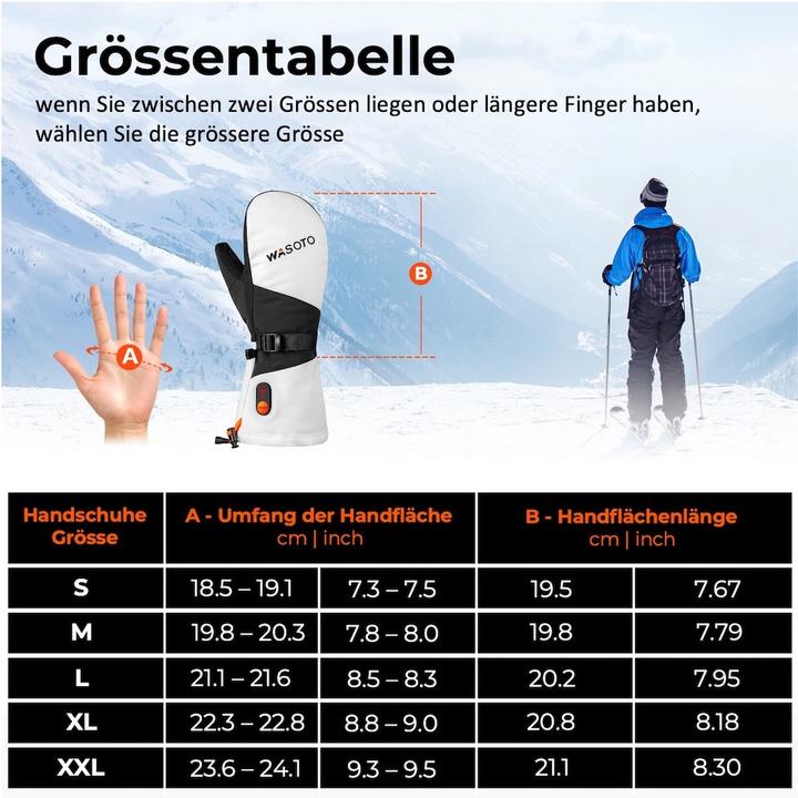 Produktbild Kiwikā beheizbare Handschuhe (L, M, S, XL)