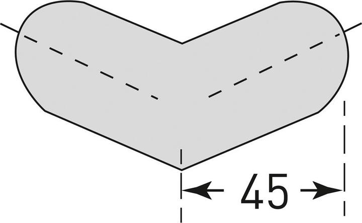 Produktbild Moravia Kantenschutz KREIS Aussenecke 2-schenkelig