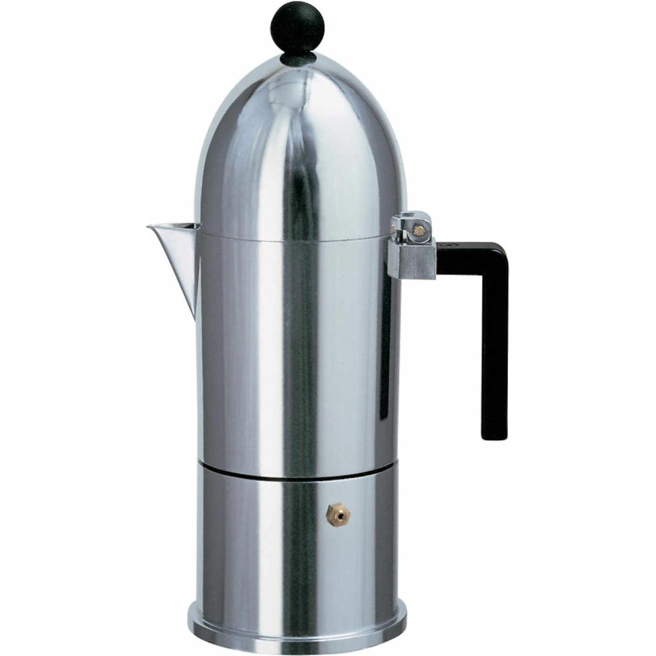 Alessi La Cupola, Espressokocher, Silber