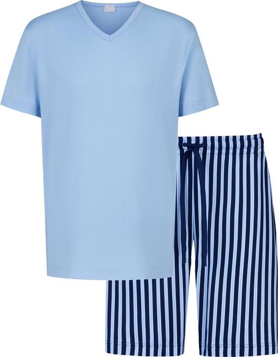 Produktbild Mey - Graphic Stripes - Schlafanzug (M Hellblau) (M)