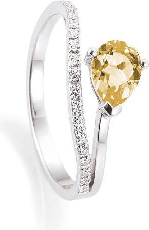 Actual product image Breuning RING - ED.TOP.HELL/Brill. 0,124 Ct. H/si (52, 750/18 K Gold)