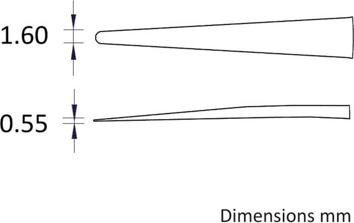Immagine prodotto Ideal Tek 242CFR.SA.1.IT Pinzetta 1 pezzo 242CF 130mm