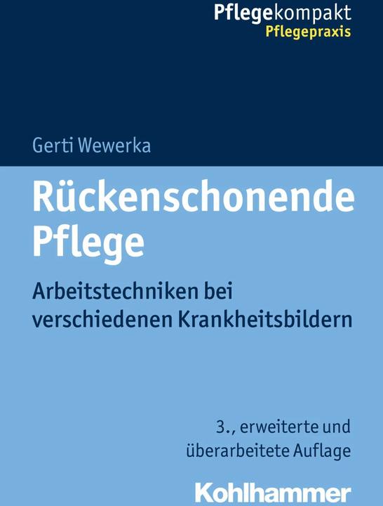 Produktbild Rückenschonende Pflege (Deutsch, Gerti Wewerka, 2018)