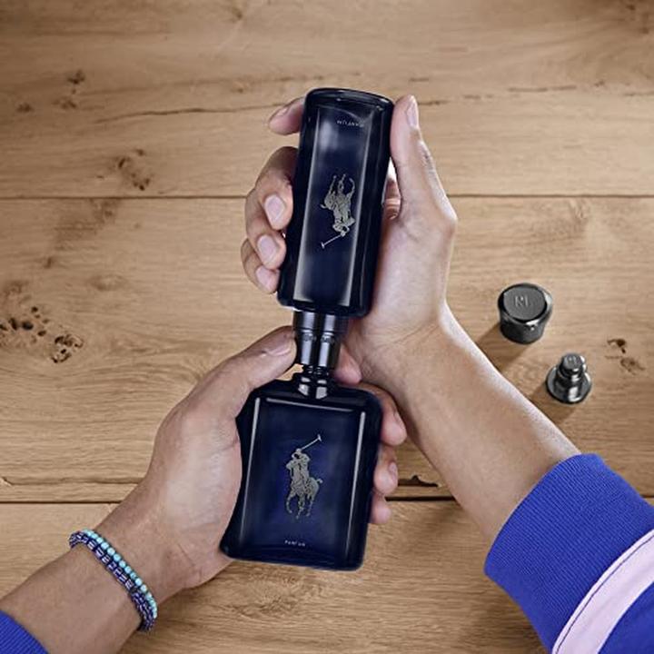 Image du produit Ralph Lauren Polo Blue Parfum Cologne pour hommes Aquatique et fraîche avec des agrumes, du bois de chêne et du (Eau de parfum, 150 ml)