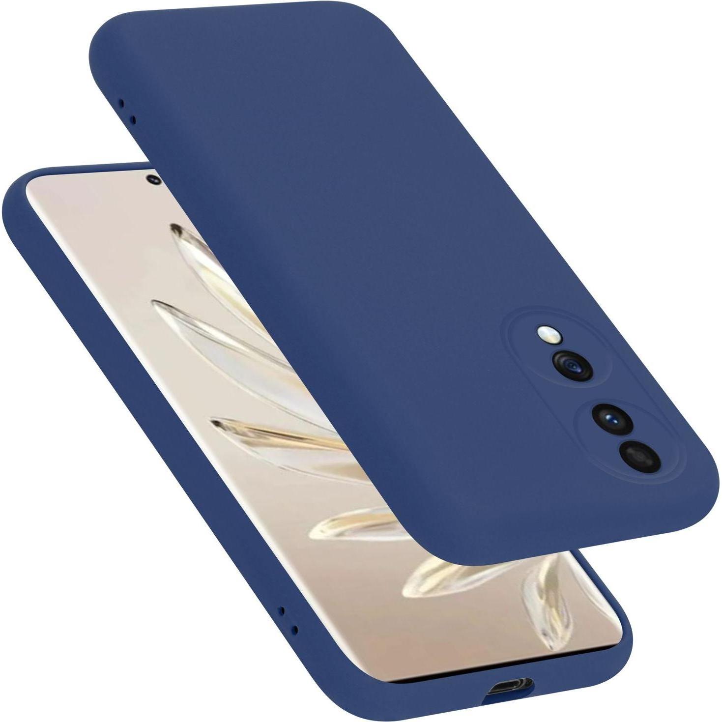 Cadorabo Hülle für Honor 70 TPU im Liquid Case Design (Honor 70), Smartphone Hülle, Blau