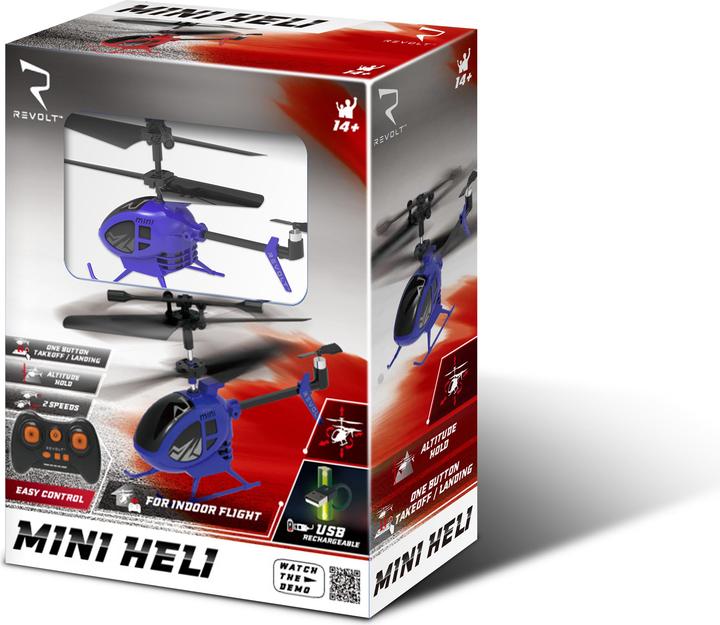 Actual product image Syma - REVOLT S100 Mini Helicopter Blue - (51402)