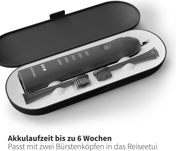 Produktbild Zahnheld Elektrische Schallzahnbürste Gero Schwarz (Schallzahnbürste)