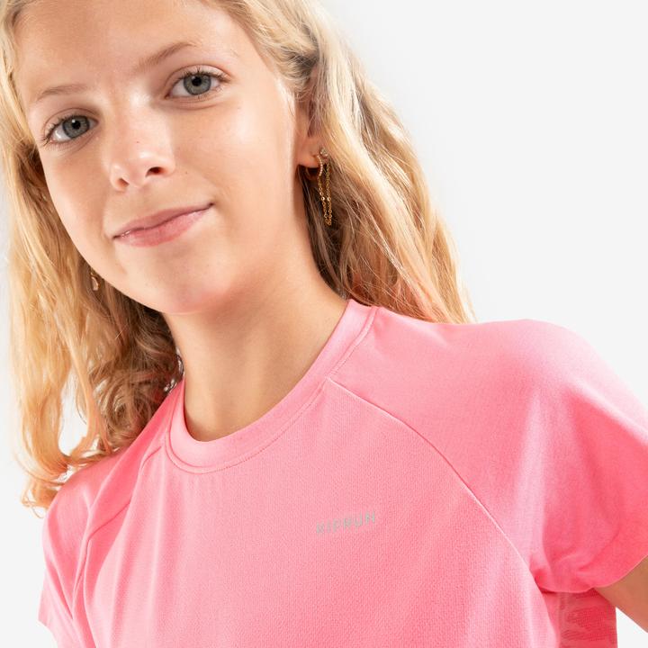 Produktbild Kiprun Laufshirt Kinder Mädchen nahtlos - Care 900 rosa (152)