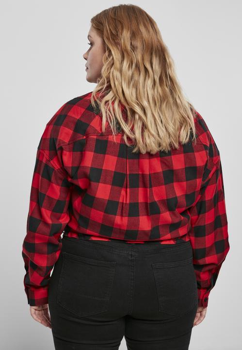 Produktbild Urban Classics Ladies Short Oversized Check Shirt (XL)