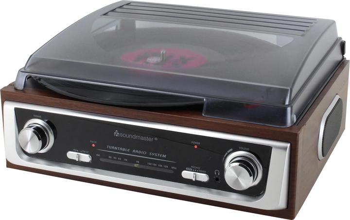 Actual product image Soundmaster Stereo PL196H Brown