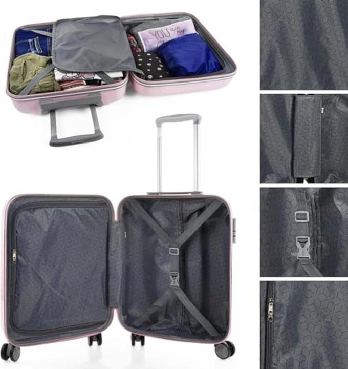Immagine prodotto Itaca Set valigie con ruote per bagaglio a mano e trolley, comodo e pratico