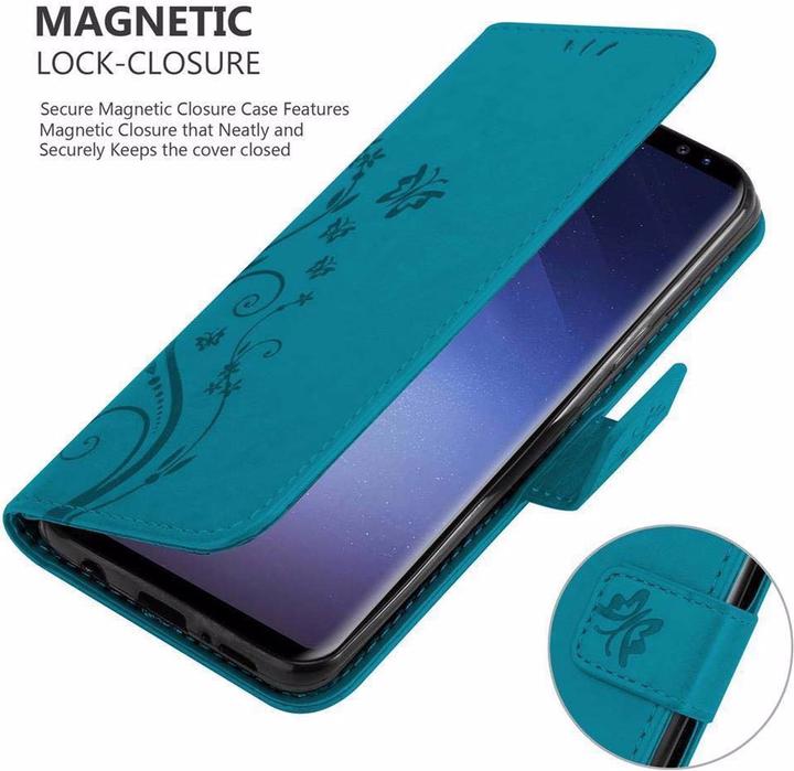 Produktbild Cadorabo Flower Book Cover (Samsung Galaxy S9)