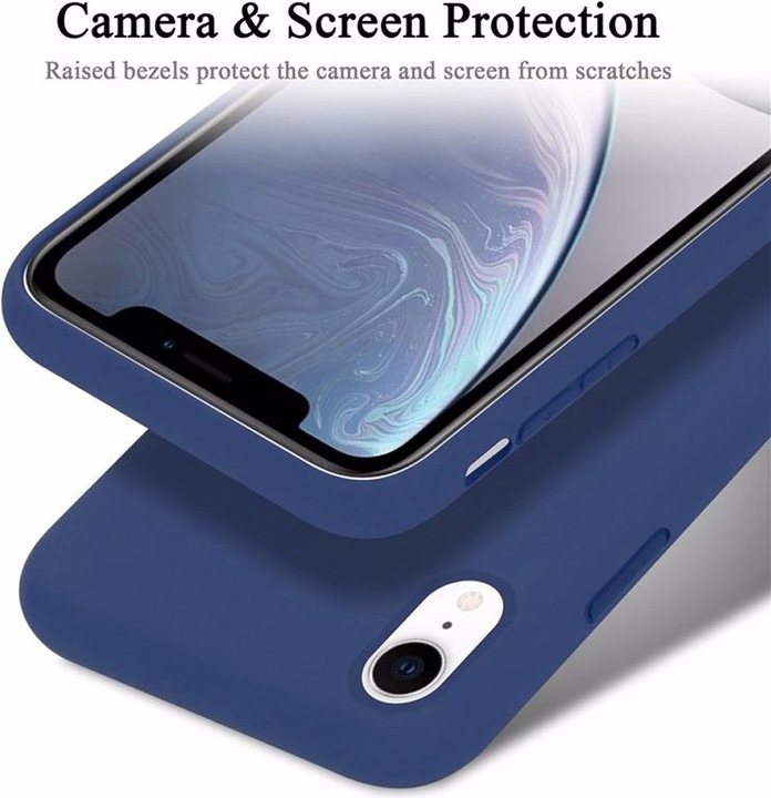 Actual product image Cadorabo TPU Liquid Silicone Case Cover (Apple iPhone XR)