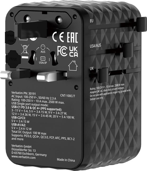 Actual product image Verbatim Charge 'n' Travel