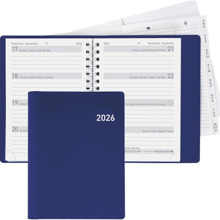 Actual product image Biella Pocket Agenda Memento Wire-O (German, French, Italian, English)