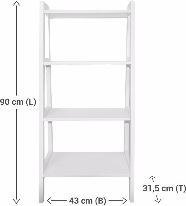 Image du produit Casativo Étagère à échelle (Échelle pour rayonnage, 43 cm)