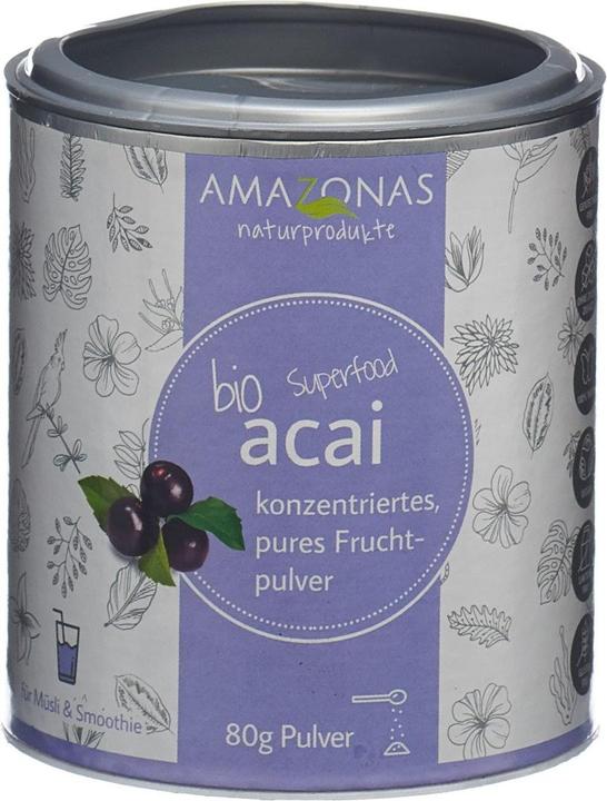 Produktbild Amazonas Bio Fruchtpulver 100 % pur (1 Stück, Pulver, 80 g)