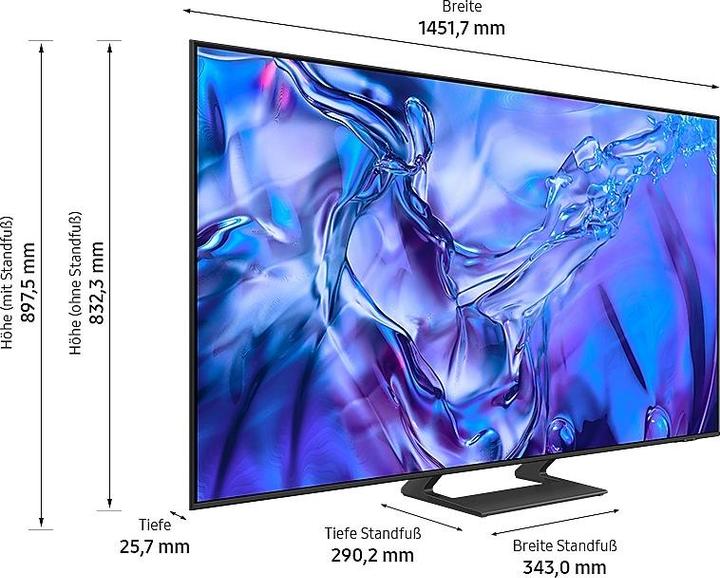 Produktbild Samsung Crystal UHD 4K DU8579 Smart-TV 163,0 cm (65,0 Zoll) (65", 4K, 2024)