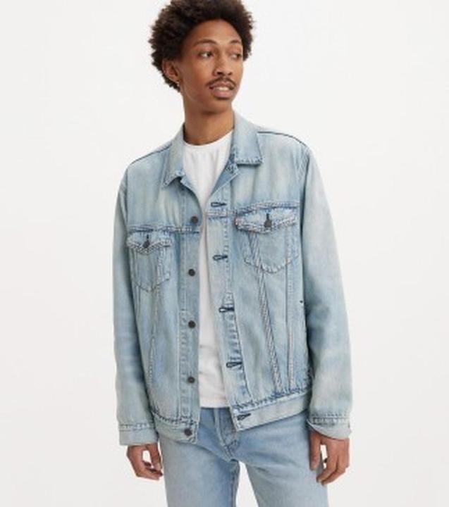 Actual product image Levis Relaxed Fit Lightweight Trucker Denim Jacket (L)