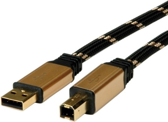 Produktbild Roline GOLD USB Kabel (1.80 m, USB 2.0)