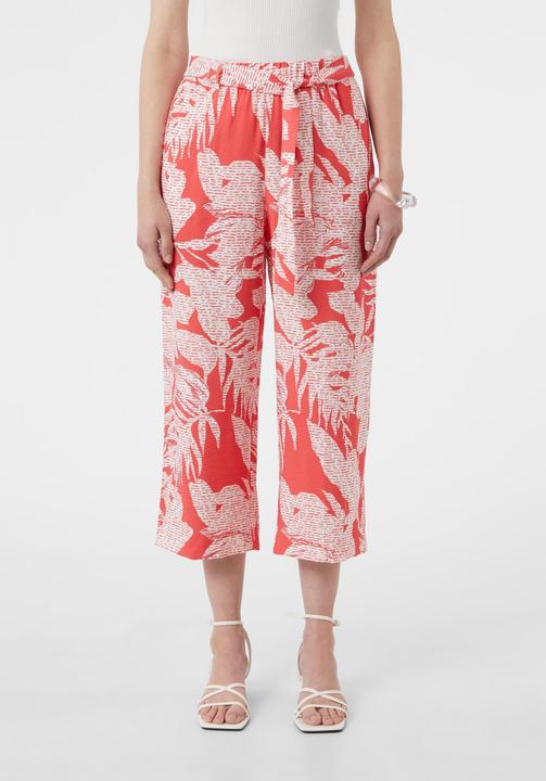 Actual product image Comma Hose Crop-Hose aus Viskosemix im Relaxed Fit mit All-over-Print (46)