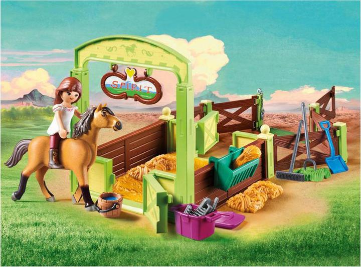 Produktbild Playmobil Spirit Riding Free Pferdebox "Lucky & Spirit" 9478 (BU0944380029) (9478, Playmobil Spirit)