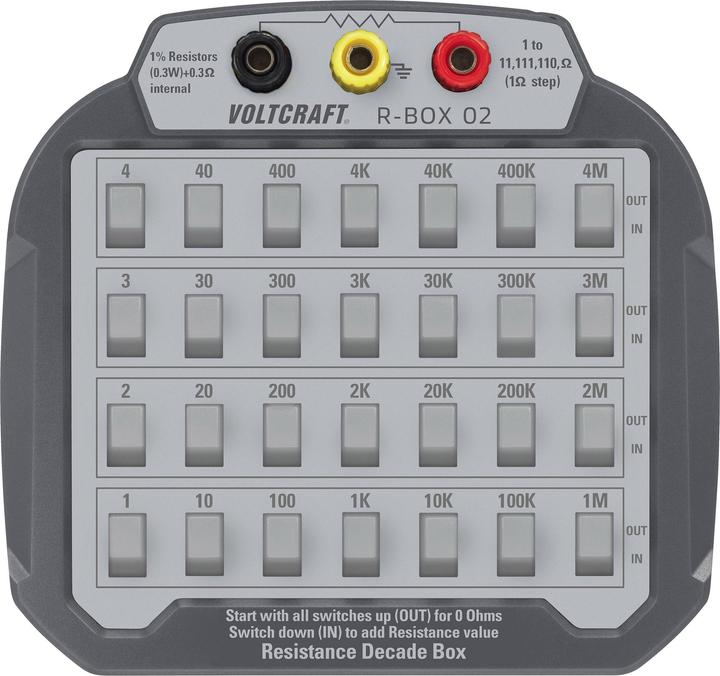 Image du produit Voltcraft Décade de résistance R-Box 02