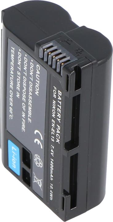 Image du produit AccuCell Batterie Nikon EN-EL15, CoolPix D800, D800E, D7000, V1, D7200 (Batterie)