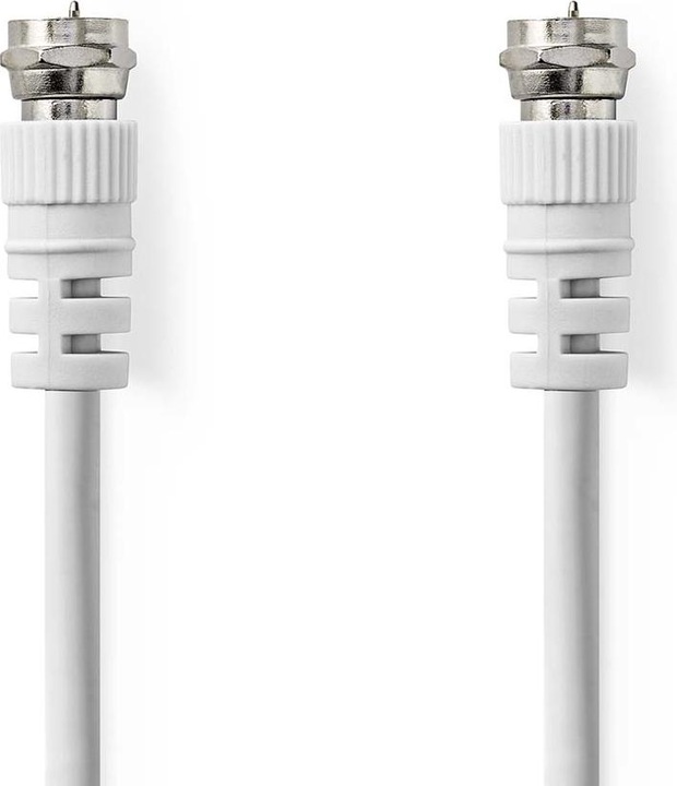 Produktbild Nedis Satelliten- und Antennenkabel | F Stecker | F Stecker | Vernickelt | 75 Ohm | Doppelt geschirm (75 dB, Antennenkabel)