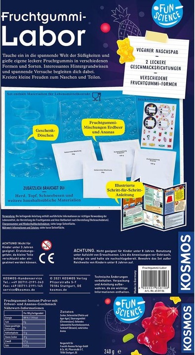 Produktbild Kosmos Fun Science Fruchtgummi-Labor