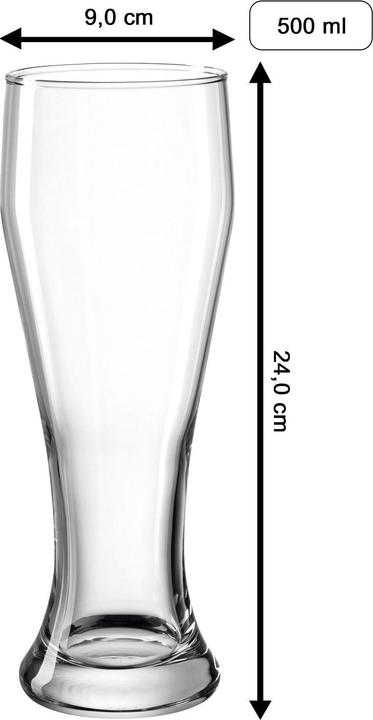 Produktbild Luxentu Weissbierglas mit Gravur 75. Jubiläum (0.50 l, 1 x)