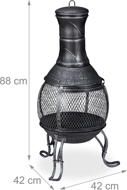 Image du produit Relaxdays Poêle de terrasse