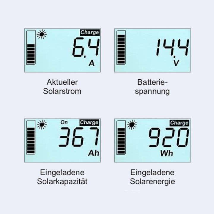 Produktbild Votronic 11250 (Marine) LCD-Solar-Computer S für MPP- und SR- Serie