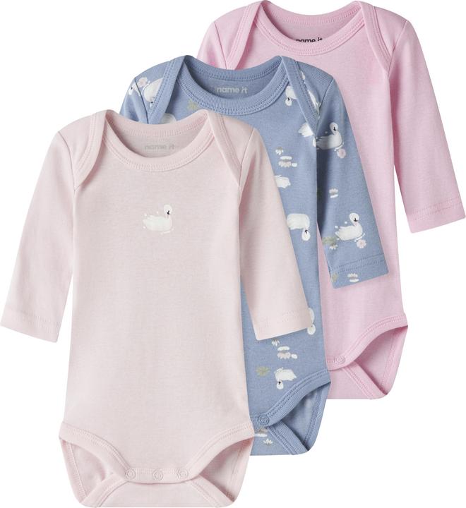 Produktbild Name it Nbfbody 3p Ls Swan Noos (92)