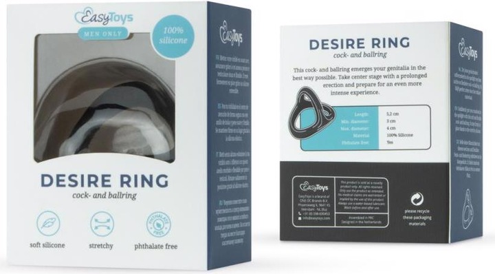 Actual product image Easytoys Cock and ball ring (3 cm)