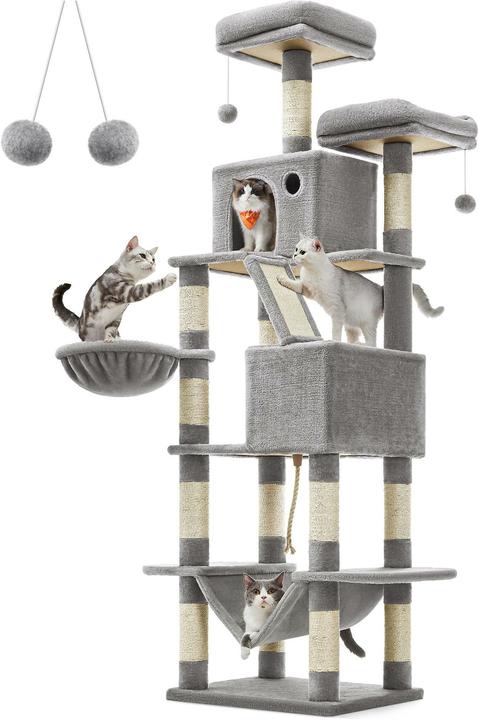 Actual product image Feandrea Cat Spa (206 cm, Grey)